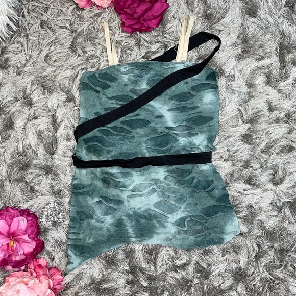 Revolution Dancewear Gauze Costume Top Women sizeL - Picture 2 of 12